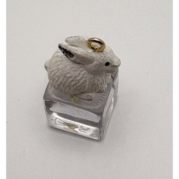 Hallmark Keepsake Rabbit Christmas Tree Ornament Ice Block Buddies 2005 Mini - Picture 4 of 7